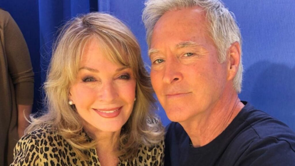 Days of Our Lives actress Deidre Hall with her late co-star Drake Hogestyn.