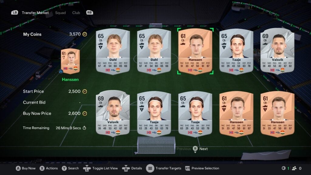 Expensive Bronze Player in FC 25