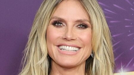 Heidi Klum smiling