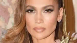 Jennifer Lopez poses close up