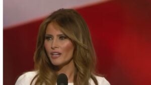 Former First Lady Melania Trump is defending her past as a model, including her nude photoshoots.