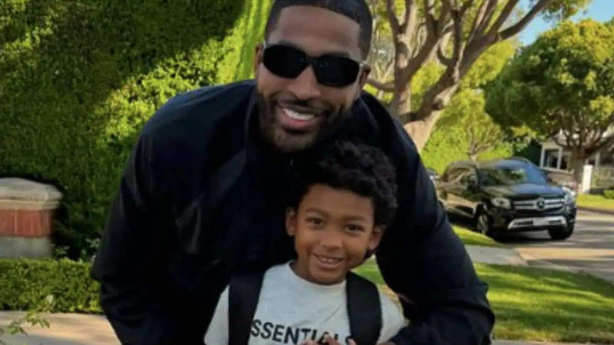 Tristan Thompson Enrages Fans Posing With His Son: “So Posing for an Occasional Picture Makes Him a Good Father?”