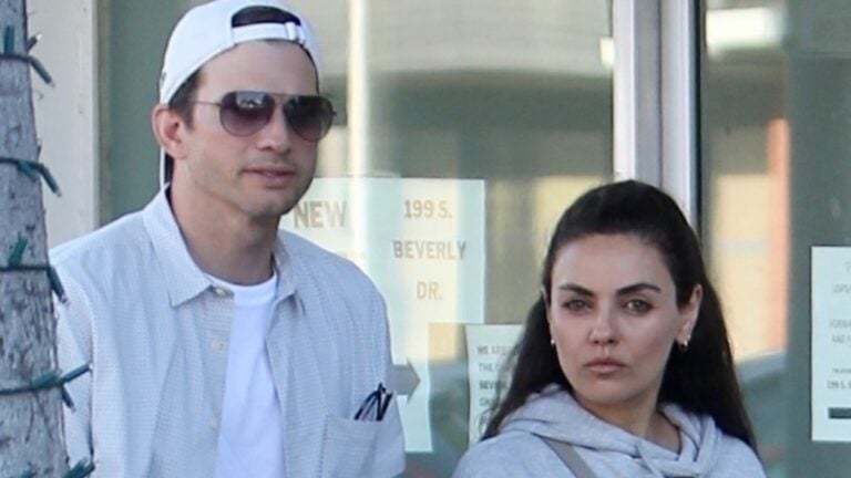 Unfiltered Mila Kunis: Calls Hubby an ‘A**hole’ in Epic Character Roast! Ashton Kutcher and Mila Kunis were seen stepping out for dinner with friends at Matu restaurant in Beverly Hills.