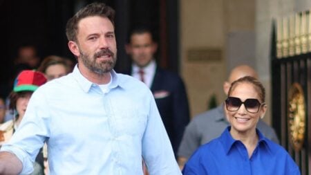 Ben Affleck and Jennifer Lopez during an outing