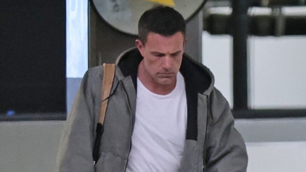 Ben Affleck carrying a bag