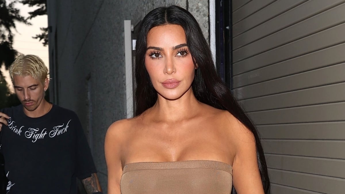 Kim Kardashian Slammed as ‘Desperate’ in Barely-There Nude Crop Top: ‘Only Missing a Pole’