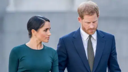 Prince Harry and Meghan Markle at an event.