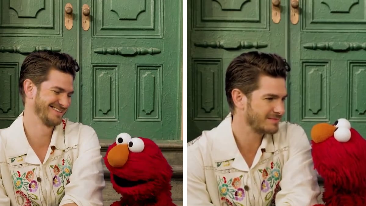 Andrew Garfield and Elmo Talk About Grief in the Most Wholesome and Responsible Way, ‘Healing Content We Didn’t Know We Needed’