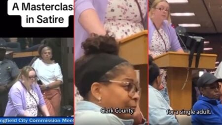 Anti-Karen Addresses Haitian Immigrant 'Crisis' At A Town Meeting 'Never Underestimate The Clever Girl In A Cardigan'