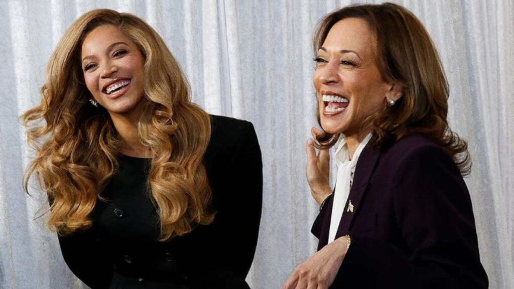 Fury as Beyoncé Dances to ‘Bait and Switch’ Game at Kamala Harris Rally: ‘What a Disaster!’ Beyonce and kamala Harris at Houston presidential rally.