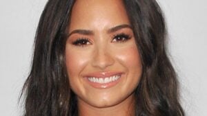 Demi Lovato smiles for the camera