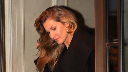 Gisele Bündchen spotted wearing a black ensemble while heading to The Tonight Show Starring Jimmy Fallon