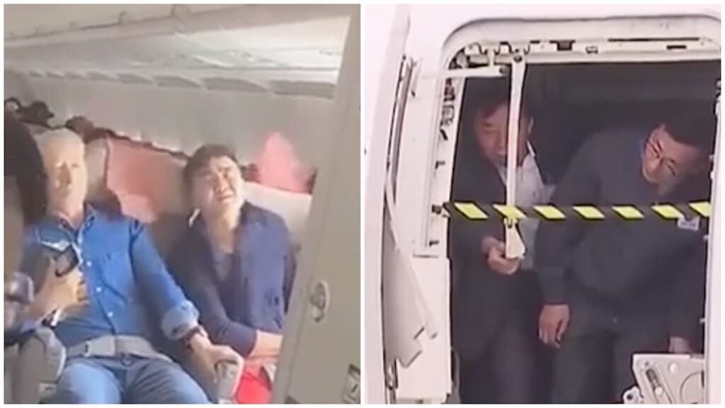 Man Opens Emergency Exit Door During Flight