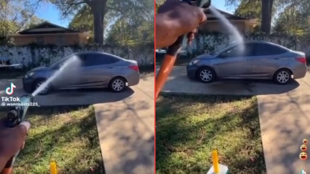 Man Sprays Screaming Karen Who Won’t Leave Driveway: ‘The Water of Agony and Despair’ Man Sprays Screaming Karen Who Won't Leave Driveway 'The Water of Agony and Despair'
