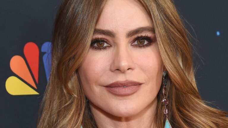 Sofia Vergara In Plunging Dinner Corset Told To ‘Cover Up’ Sofia Vergara poses close up