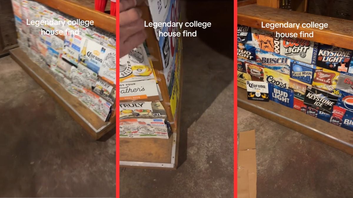 Student Discovers Legendary College House Find: ‘Not One Seltzer On That Wall’