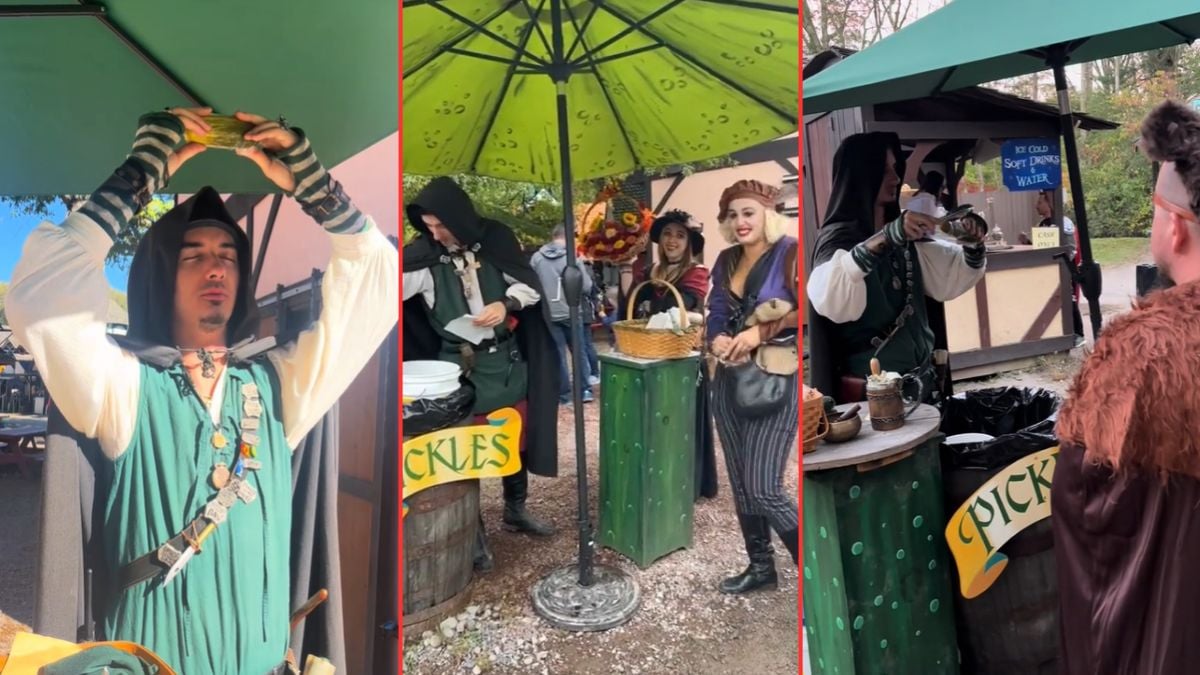 The Internet is in Love With A Ren Faire Pickle Vendor: ‘Does the Pickle Priest Know He’s Famous?’