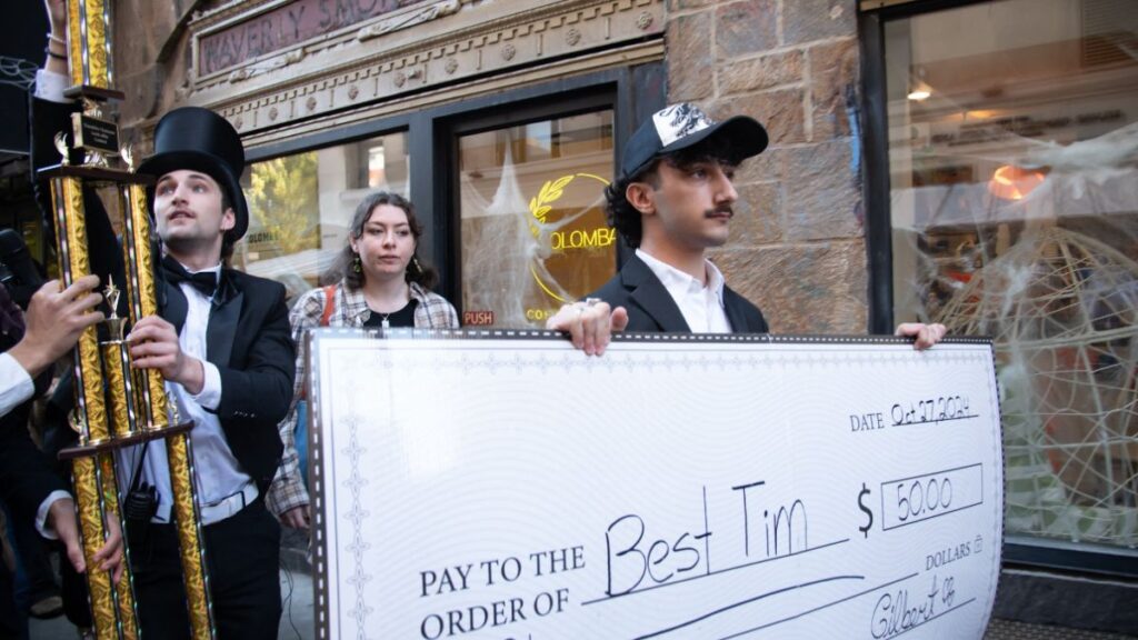 Timothee Chalamet Praised After Storming Look-Alike Contest: ‘Kind of Silly Celebrity Behavior I Endorse’ Timothee Chalamet Look-Alike Contest in NYC