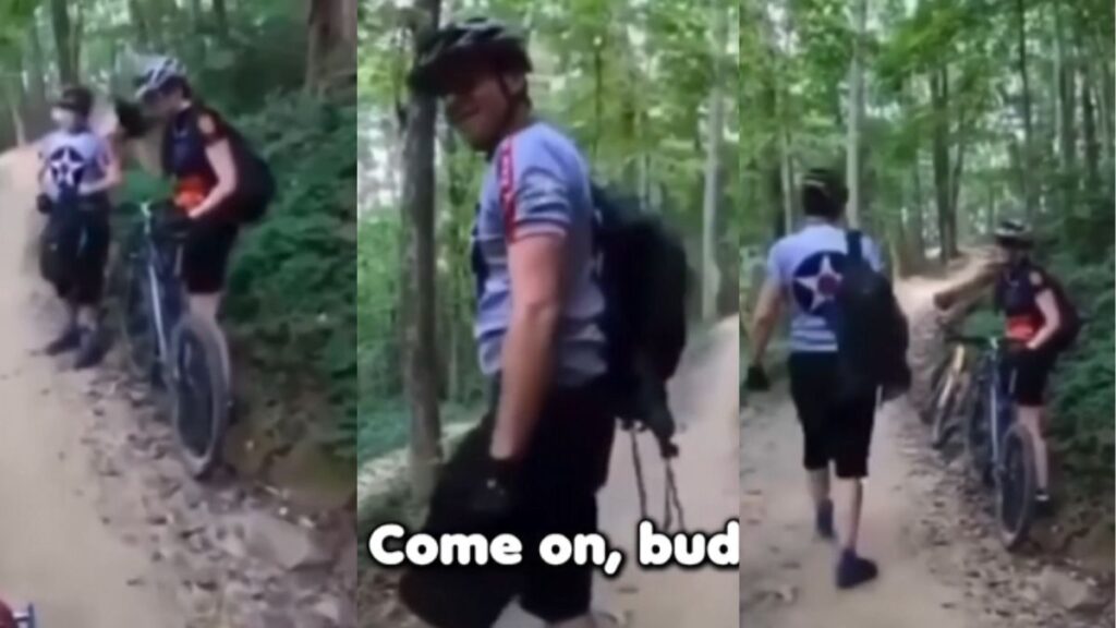 Male Karen Tries To Tell A Man He Couldn’t Use His Wheelchair On Bike Trail: ‘You Should Have Led With That’ Male Karen Tries To Tell A Man He Couldn't Use His Wheelchair On Bike Trail: 'You Should Have Led With That'