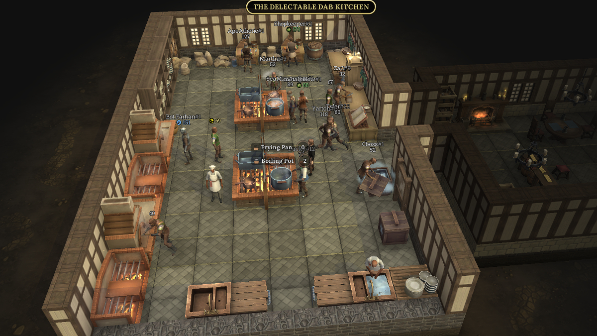 Cooking station.