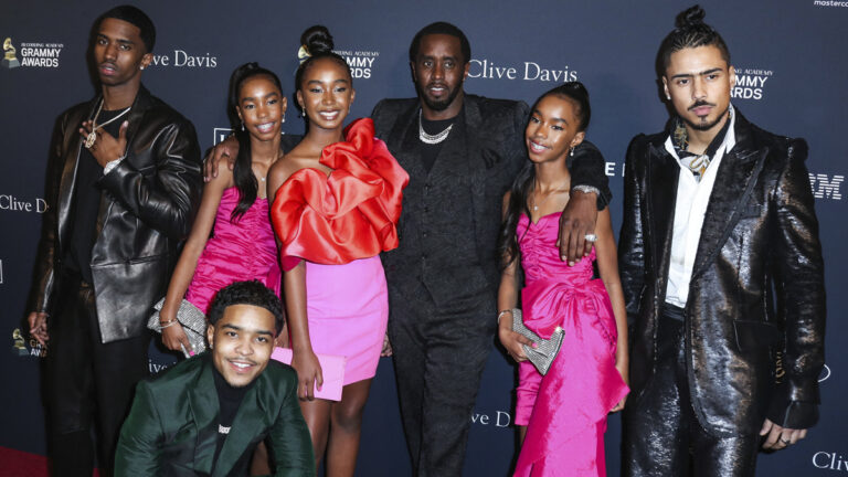 Diddy’s Kids Leave Fans in Awe With His First Birthday Celebration Behind Bars: ‘Best Family in the World’ Diddy and his kids at The Recording Academy And Clive Davis' 2020 Pre-GRAMMY Gala held at The Beverly Hilton Hotel on January 25, 2020