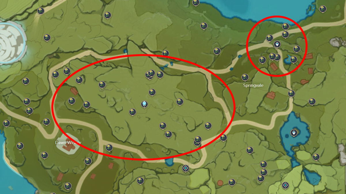 Sweet Flower location in Genshin Impact.