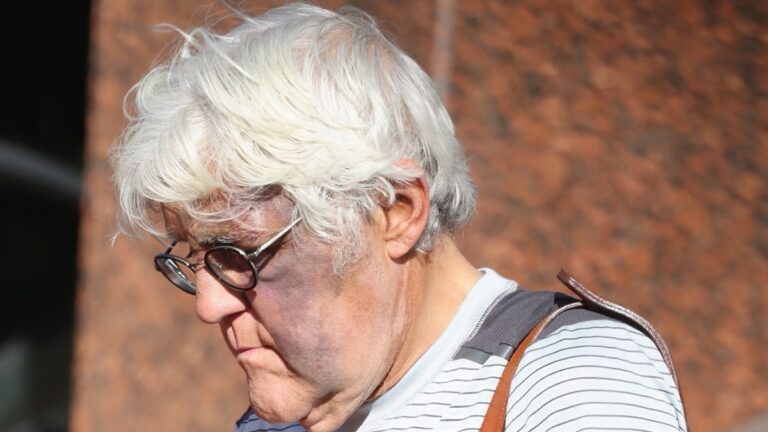 Bandaged Jay Leno Dusts off Brutal Injuries To Enjoy Wild Drive in 10-Year-Old McLaren: ‘Not That Big of a Deal!’ Jay Leno is pictured taking his 'vintage' orange Mclaren out after busting his face from a fall.