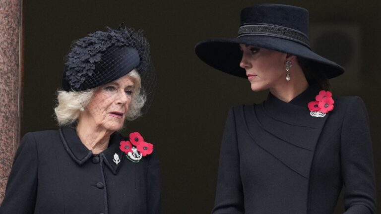 Kate Middleton Won’t Quit Christmas Concert on Queen Camilla’s Account Amid Rumored Rivalry: ‘People Might Have to Miss It’ Queen Camilla and Kate Middleton attend the National Service of Remembrance at The Cenotaph, London, UK, on the 13th November 2022.