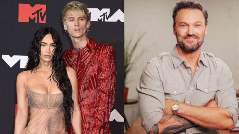 Megan Fox’s Ex-Husband Brian Austin Green ‘Totally Happy’ as She Announces Pregnancy With Machine Gun Kelly Megan Fox's ex Brian Austin Green is happy about her and Machine Gun Kelly's baby news.