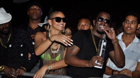 Sean Diddy COmbs party with ex-girlfriend Cassie Ventura in Jamaica.