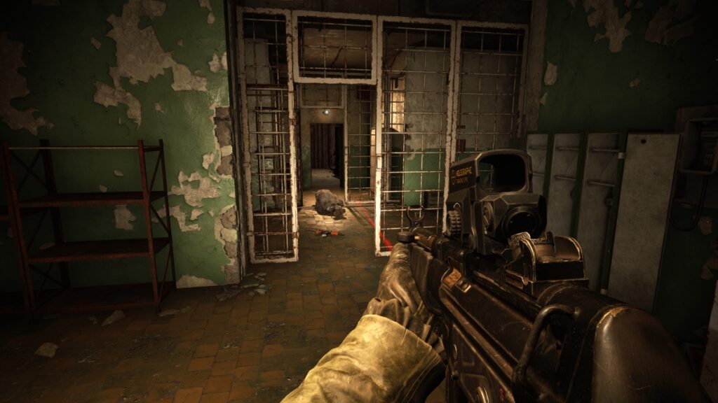 Best (Graphics) Settings for the Grim and Grimy World of Stalker 2 on PC A body lies in a grimy industrial hallway in Stalker 2