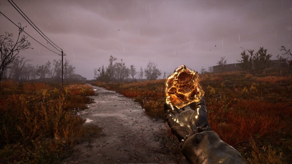 Best Artifacts for Lethal Loot Goblins in Stalker 2 (& How To Get Them) The player holds an Artifact aloft in Stalker 2