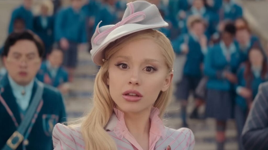 Wicked Review – Charming and Magical, But Lacking Color Ariana Grande in the musical movie, Wicked.