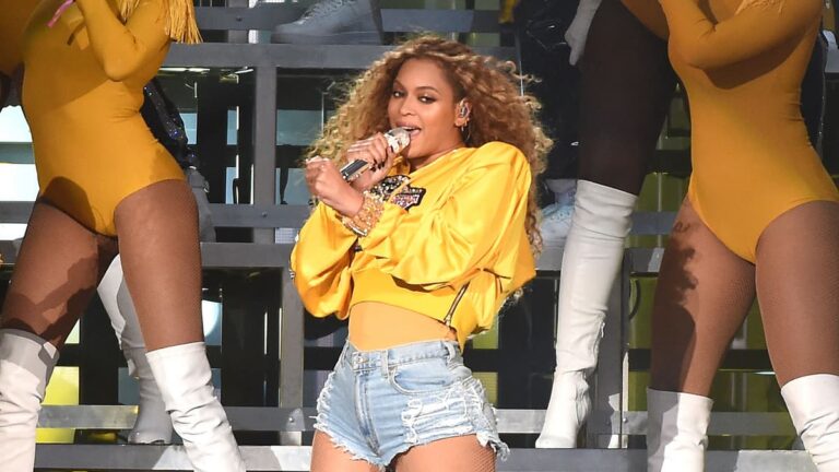 Beyoncé Excites Fans With Surprise NFL Performance Announcement Beyoncé during Coachella 2018.