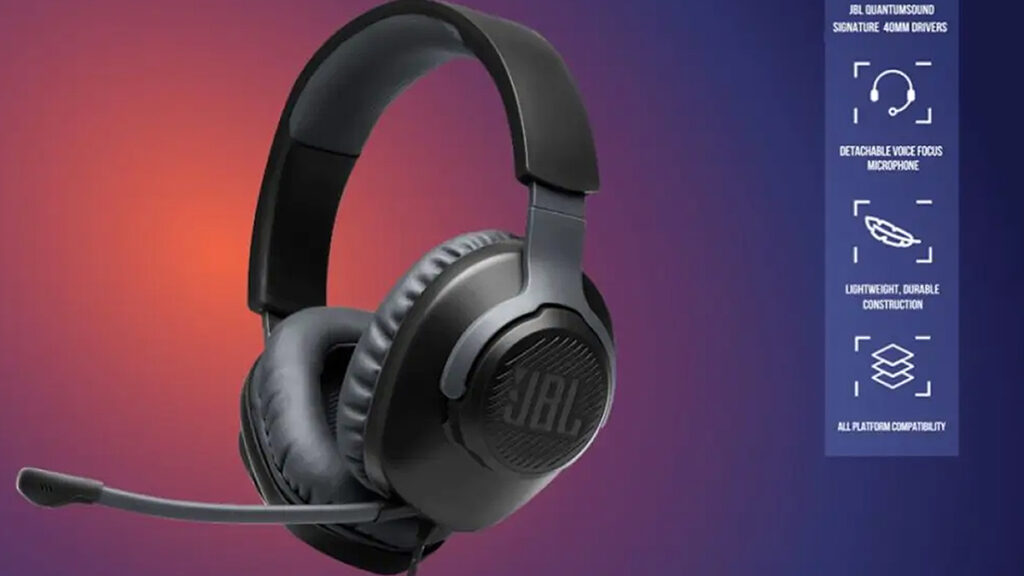 Black Friday Video Game $50 gifts - JBL - Quantum Wired Over-Ear Gaming Headset