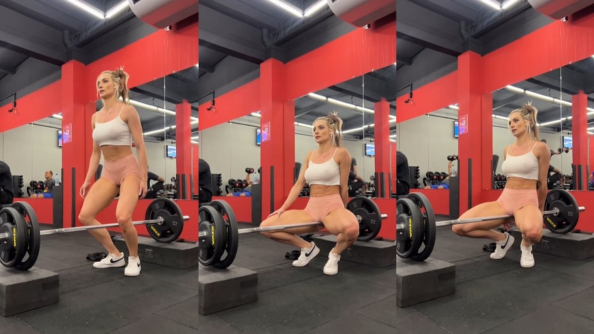 Gym Influencer Called ‘Pathetic’ For Spreading Her Legs and ‘Grinding’ Gym Equipment