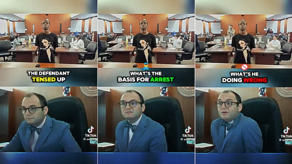 judge defends innocent man