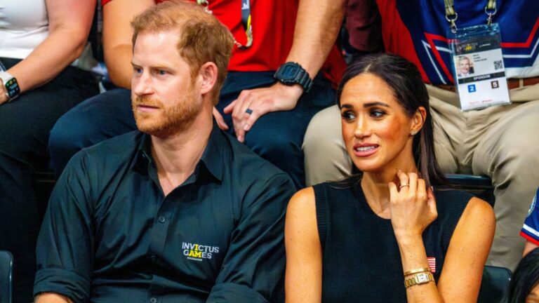 Meghan Markle ‘Panicking’ and ‘Warning’ Kate Middleton to Stop Reaching Out to Prince Harry: ‘She’s Totally Threatened’ Prince Harry and Meghan Markle at an event.