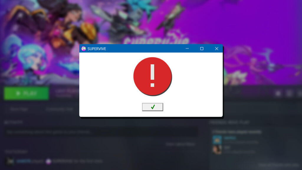 Supervive: How to Fix Crash on Start Up and Bypass the Error Message Supervive: How to Fix Crash on Start Up and Bypass the Error Message