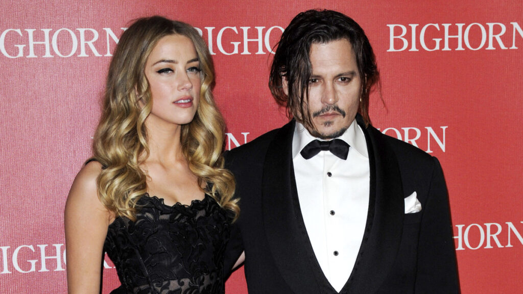 Amber Heard and Johnny Depp at the 27th Annual Palm Springs International Film Festival Awards Gala