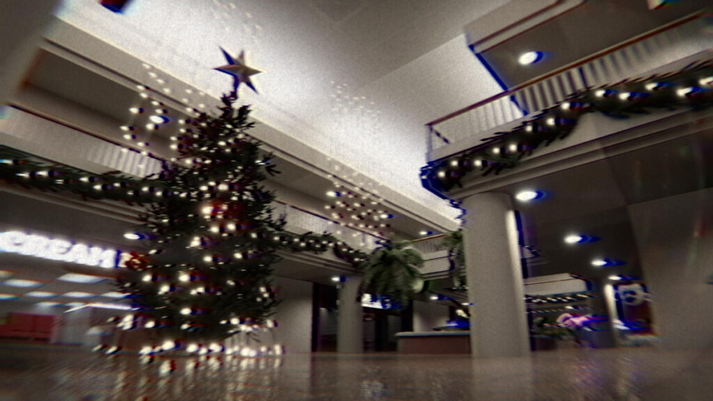 A Christmas tree in Dead Mall