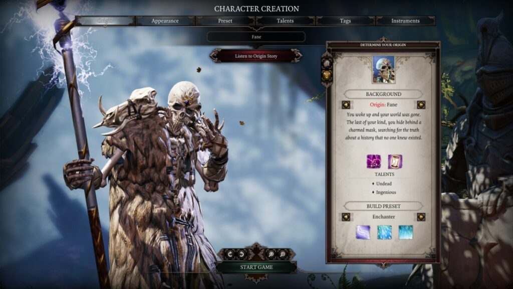 A skeleton characer in Divinity: Original Sin 2