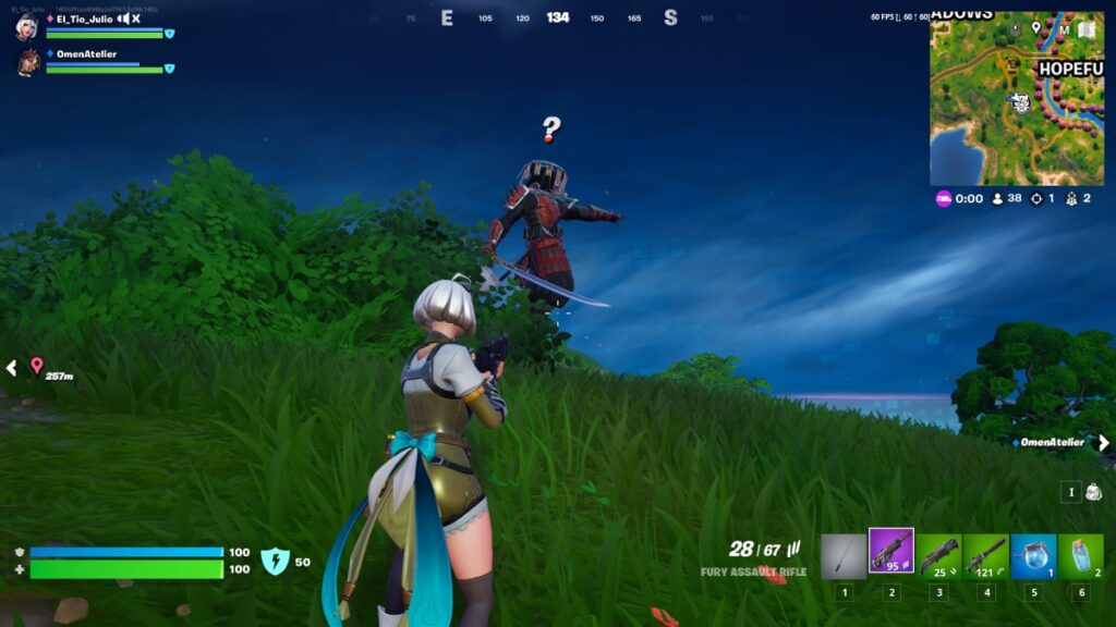 A Demon in Fortnite