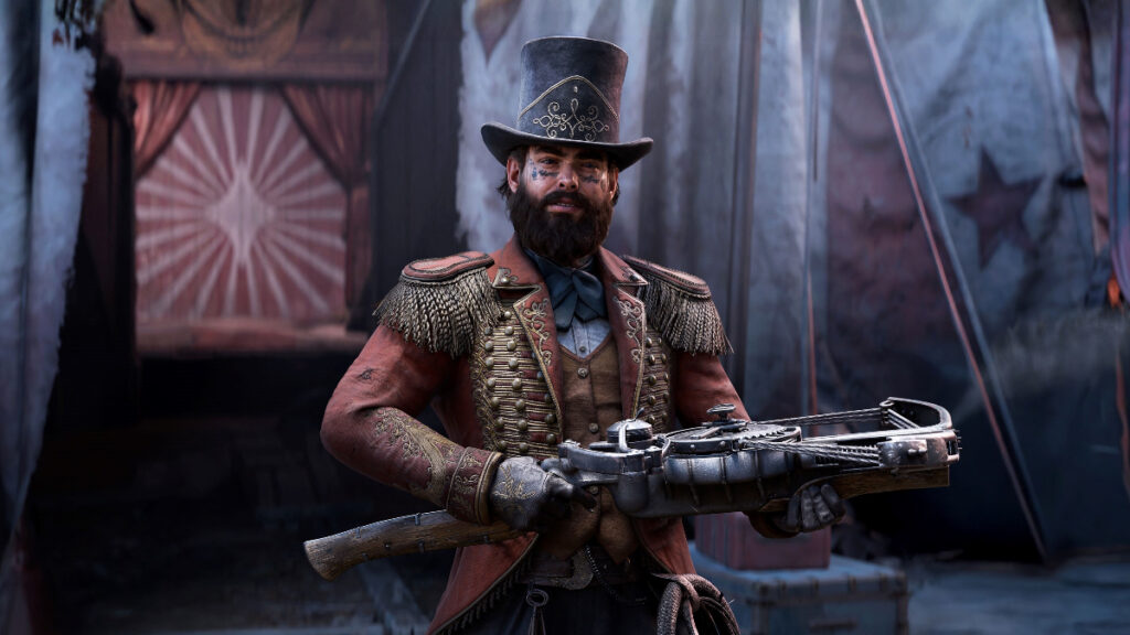 Post Malone’s Collab With Hunt: Showdown Feels Like a Cattle Brand on My Soul Post Malone's ringmaster character holds the new event gun in Hunt: Showdown