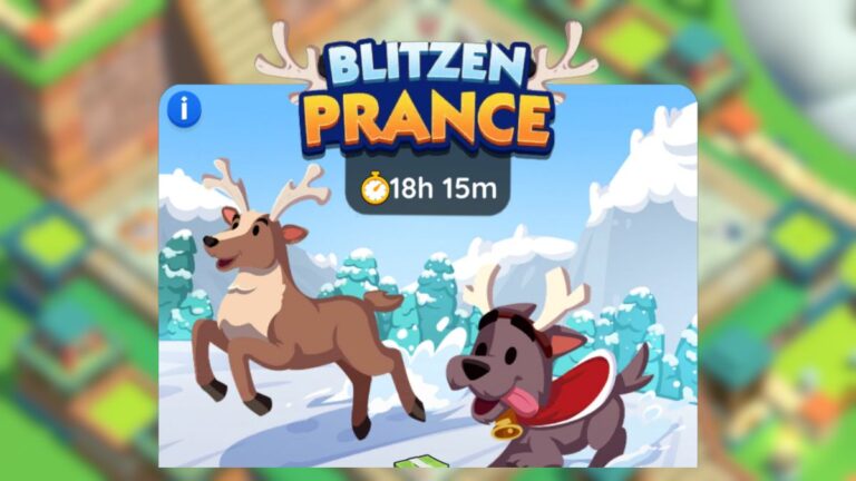 Monopoly GO: Blitzen Prance Event Guide (All Rewards and Milestones) Monopoly GO Blitzen Prance Event Guide (All Rewards and Milestones)
