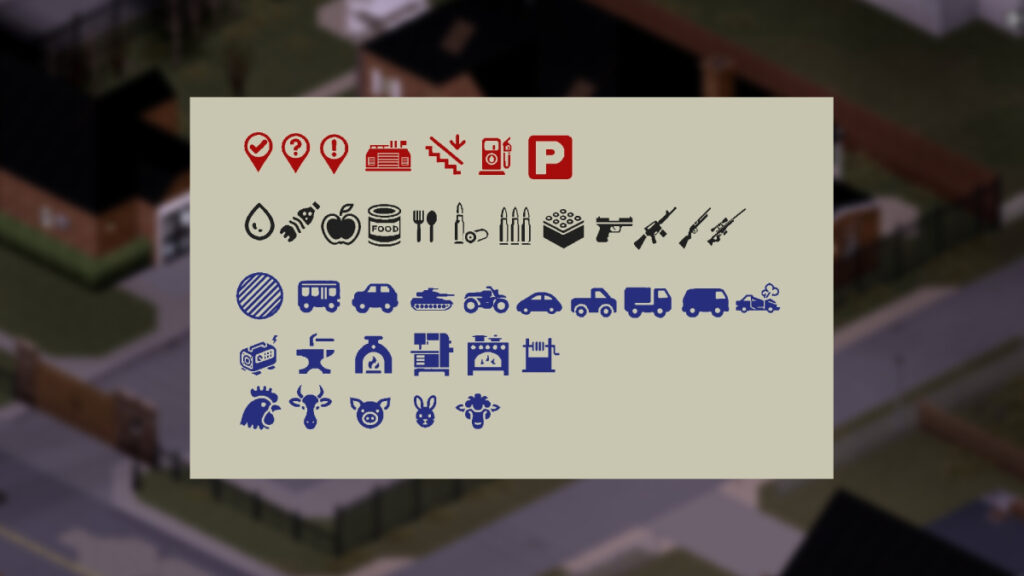 More Map Symbols Mod for Project Zomboid