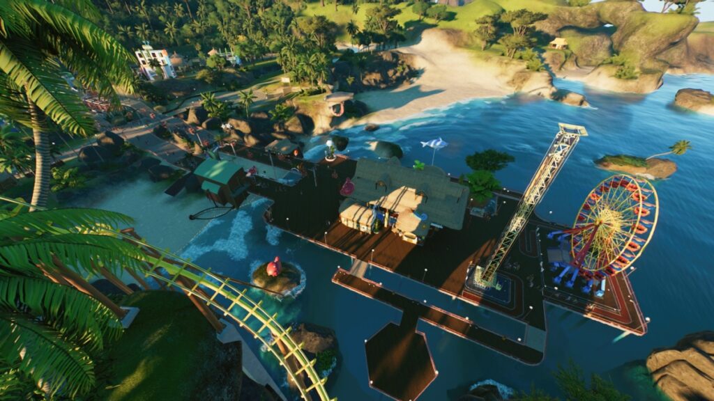 A water park