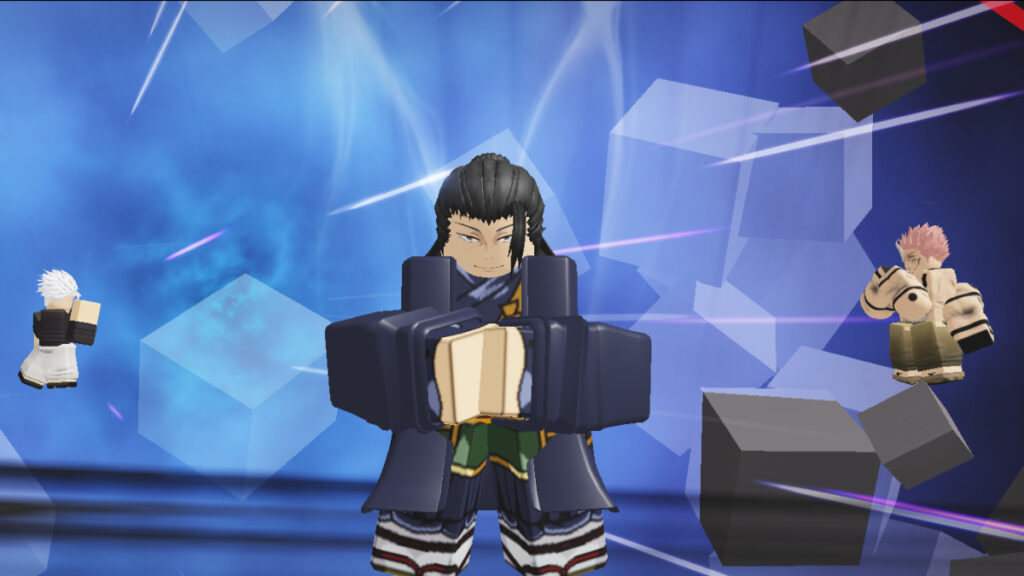 Roblox Jujutsu Infinite Codes (December 2024) Three character pose in Roblox Jujutsu Infinite