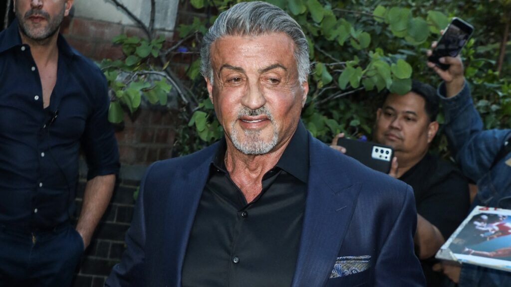 Sylvester Stallone at the Chiltern Firehouse in London 2022.