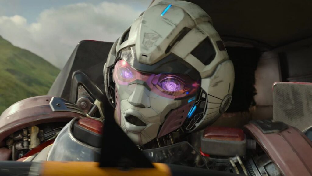 A shot from Transformers: Rise of Beasts